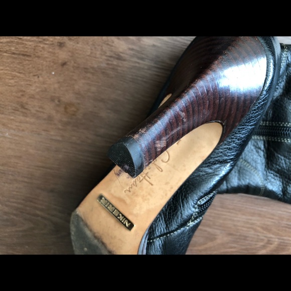 Cole Haan Tall Heeled Long boots w/ Nike Air Soles - Picture 4 of 8